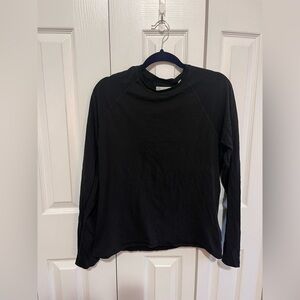 Billy Reid Long Sleeve T-Shirt Black Size M